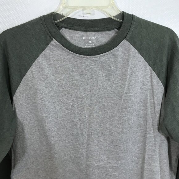 Men's Ragland Sleeve Jersey Shirt M, Hethcode - Picture 3 of 6